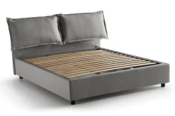Letto alla francese Agalo, adatto per materasso Cm 140x200,<Dmora Cheap