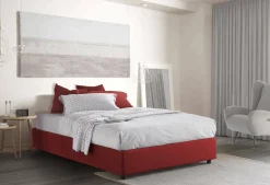 Letto alla francese Alaksir, con materasso Cm 140x200 incluso,<Dmora Store