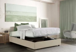 Letto alla francese Alaksir, con materasso Cm 140x200 incluso,<Dmora Best Sale