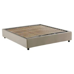 Letto alla francese Alaksir, con materasso Cm 140x200 incluso,<Dmora Best Sale