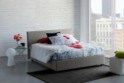 Letto alla francese Alion, con materasso Cm 140x190 incluso,<Dmora Flash Sale