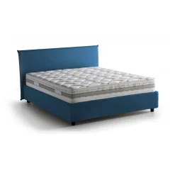 Letto alla francese Alion, con materasso Cm 140x190 incluso,<Dmora Outlet