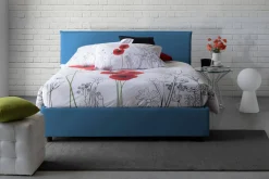 Letto alla francese Alion, con materasso Cm 140x190 incluso,<Dmora Outlet