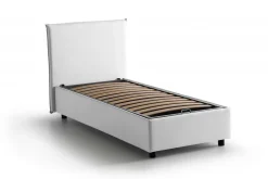 Letto alla francese Alion, con materasso Cm 140x190 incluso,<Dmora Best Sale