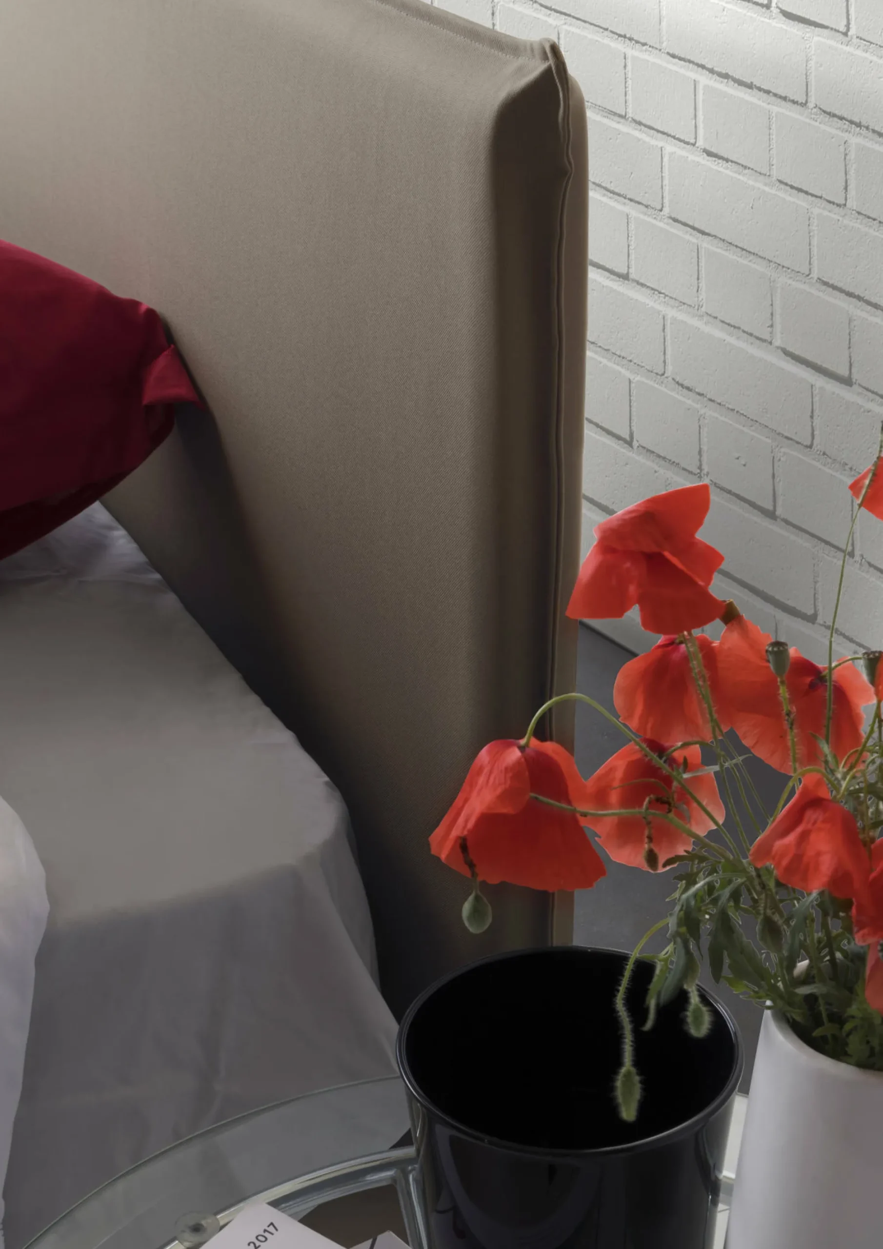 Letto alla francese Alion, con materasso Cm 140x190 incluso,<Dmora Flash Sale