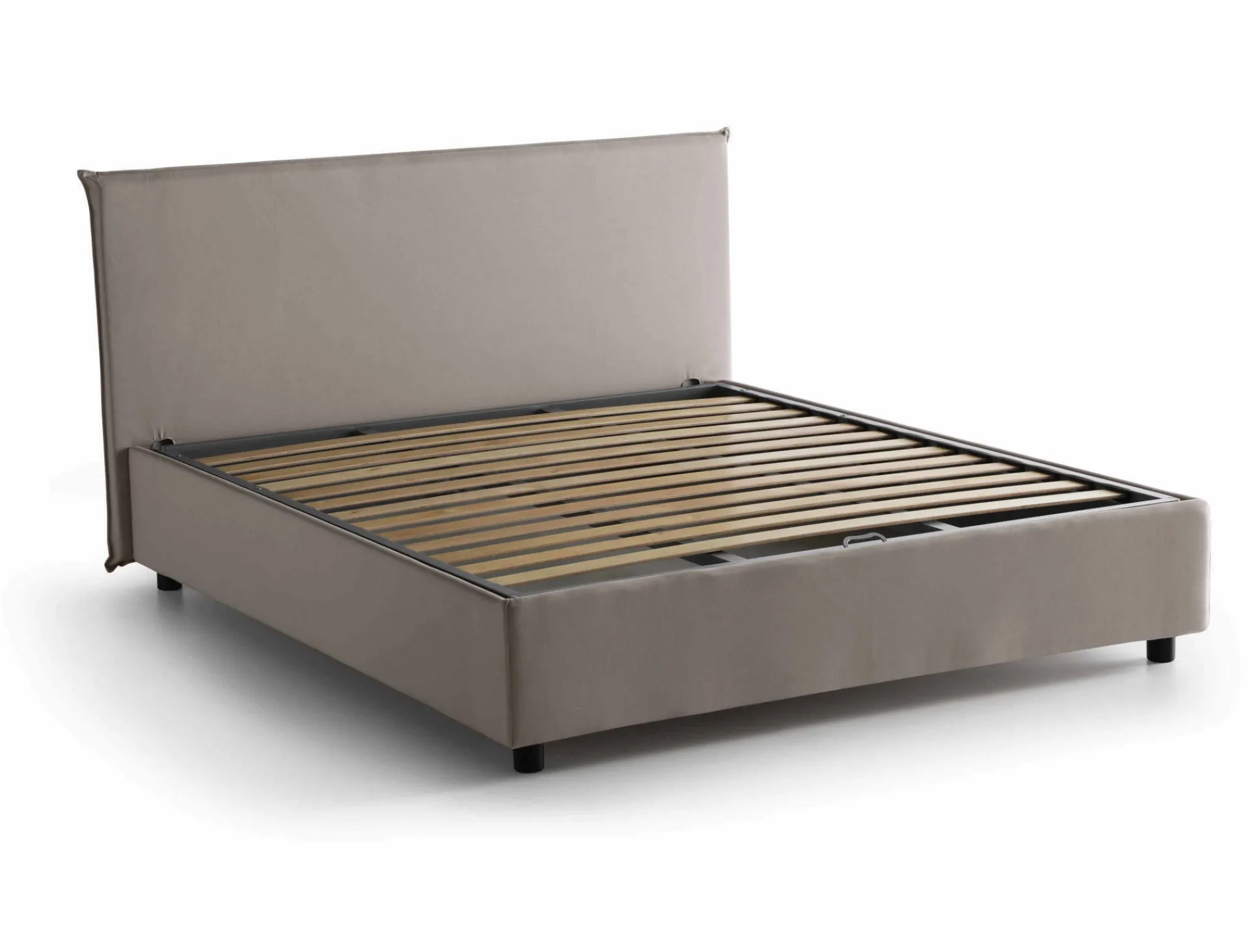 Letto alla francese Alion, con materasso Cm 140x190 incluso,<Dmora Flash Sale