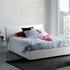 Letto alla francese Alvacus, adatto per materasso Cm 140x200,<Dmora Clearance