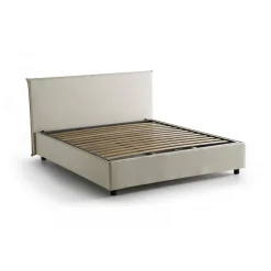 Letto alla francese Alvacus, adatto per materasso Cm 140x200,<Dmora Outlet