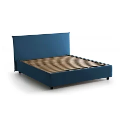 Letto alla francese Alvacus, adatto per materasso Cm 140x200,<Dmora Fashion