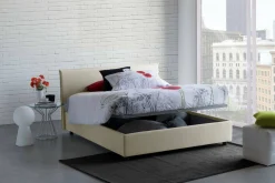 Letto alla francese Alvacus, adatto per materasso Cm 140x200,<Dmora Outlet