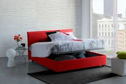 Letto alla francese Alvacus, adatto per materasso Cm 140x200,<Dmora Cheap