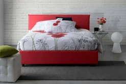Letto alla francese Alvacus, adatto per materasso Cm 140x200,<Dmora Cheap