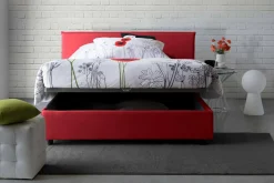 Letto alla francese Alvacus, adatto per materasso Cm 140x200,<Dmora Cheap