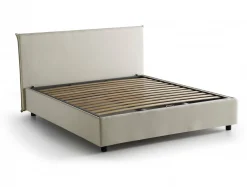 Letto alla francese Alvacus, adatto per materasso Cm 140x200,<Dmora Outlet