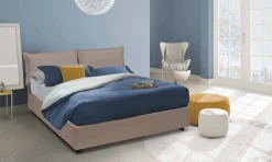Letto alla francese Amelh, adatto per materasso Cm 140x190,<Dmora Best