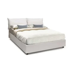 Letto alla francese Amelh, adatto per materasso Cm 140x190,<Dmora Cheap