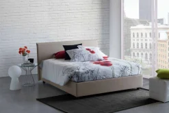 Letto alla francese Angelic, adatto per materasso Cm 140x190,<Dmora Discount