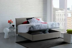 Letto alla francese Angelic, adatto per materasso Cm 140x190,<Dmora Cheap