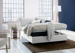 Letto alla francese Arden, con materasso Cm 140x190 incluso,<Dmora Cheap