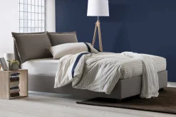 Letto alla francese Arden, con materasso Cm 140x190 incluso,<Dmora Store