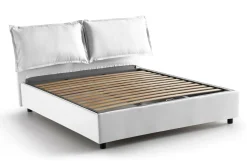 Letto alla francese Arden, con materasso Cm 140x190 incluso,<Dmora Cheap