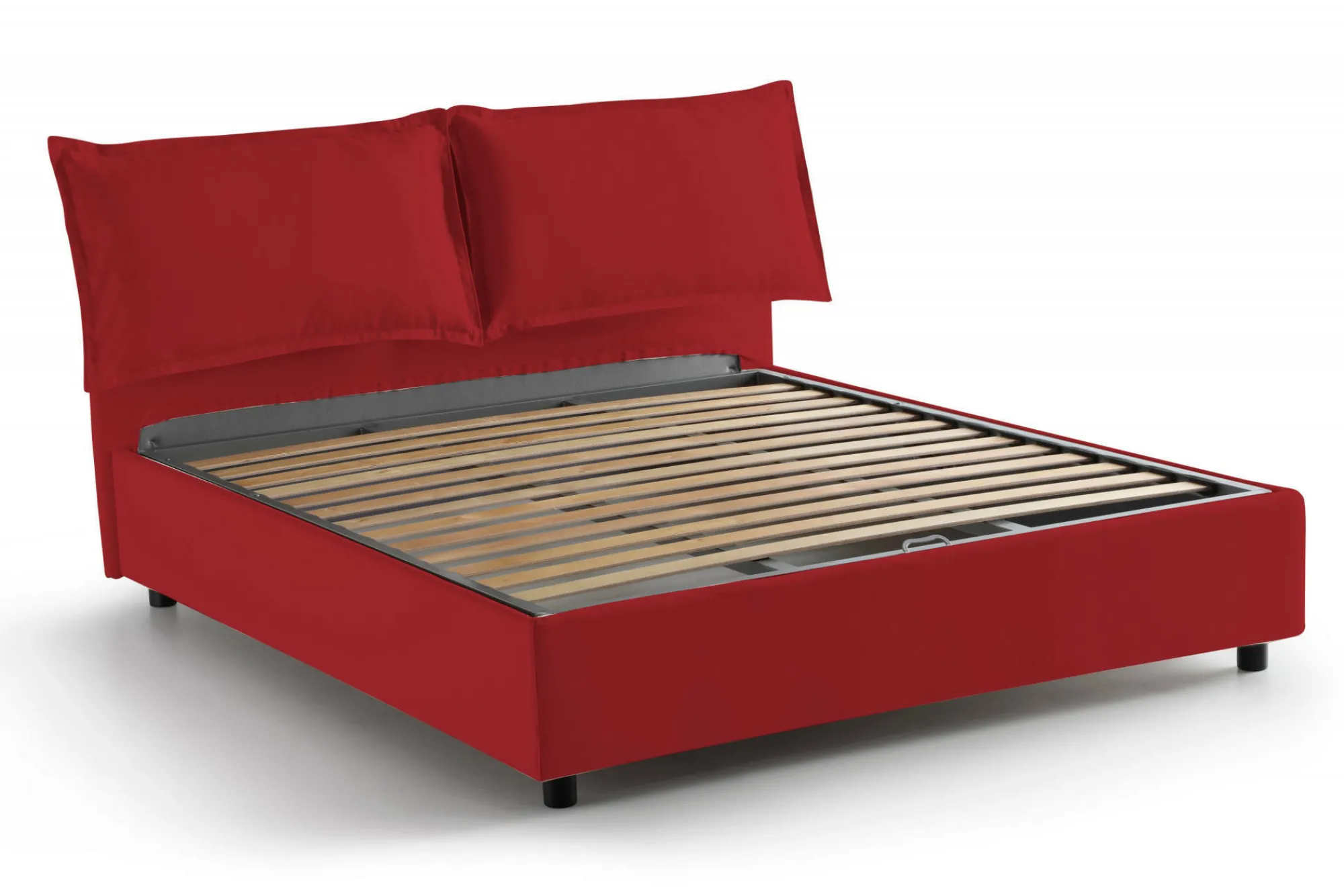 Letto alla francese Arden, con materasso Cm 140x190 incluso,<Dmora Outlet