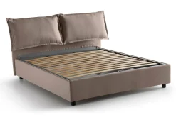 Letto alla francese Arden, con materasso Cm 140x190 incluso,<Dmora Store