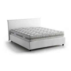 Letto alla francese Aros, con materasso Cm 140x200 incluso,<Dmora Best Sale