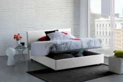 Letto alla francese Aros, con materasso Cm 140x200 incluso,<Dmora Best Sale