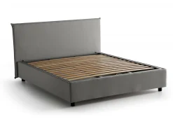 Letto alla francese Aros, con materasso Cm 140x200 incluso,<Dmora Discount