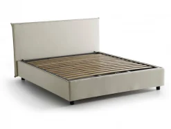 Letto alla francese Aros, con materasso Cm 140x200 incluso,<Dmora Sale