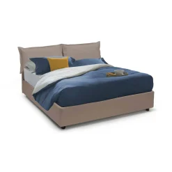 Letto alla francese Arry, con materasso Cm 140x200 incluso,<Dmora Best