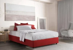 Letto alla francese Arto, con materasso Cm 140x190 incluso,<Dmora Discount