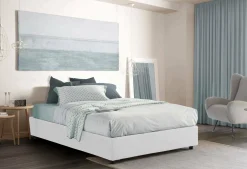 Letto alla francese Arvic, adatto per materasso Cm 140x200,<Dmora Online