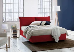 Letto alla francese Askari, adatto per materasso Cm 140x190,<Dmora Hot