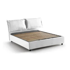 Letto alla francese Askari, adatto per materasso Cm 140x190,<Dmora Cheap