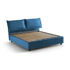 Letto alla francese Askari, adatto per materasso Cm 140x190,<Dmora Clearance