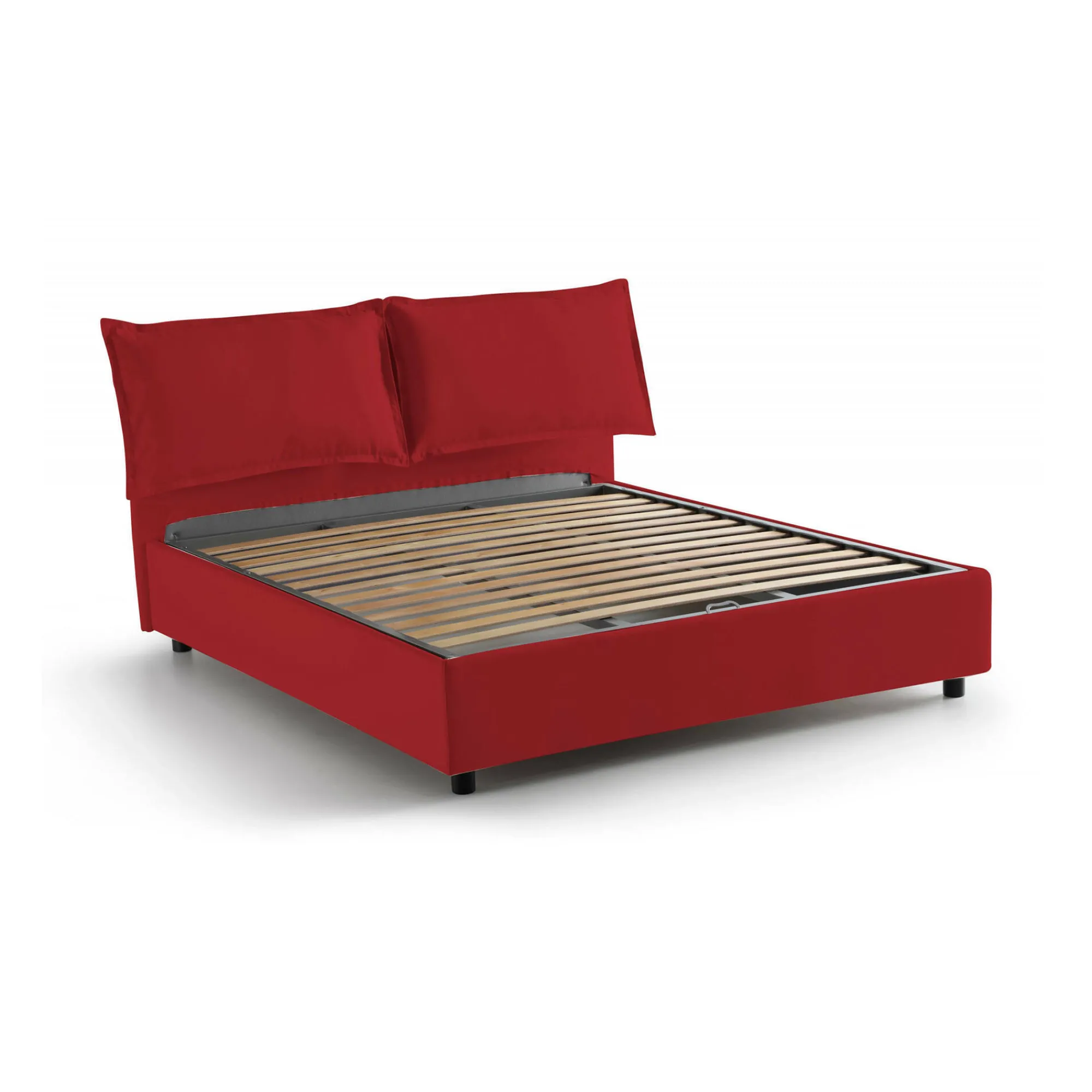 Letto alla francese Askari, adatto per materasso Cm 140x190,<Dmora Hot