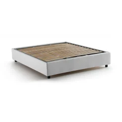 Letto alla francese Attilino, adatto per materasso Cm 140x190,<Dmora Cheap