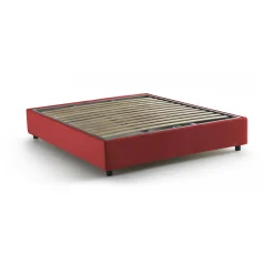 Letto alla francese Attilino, adatto per materasso Cm 140x190,<Dmora Cheap