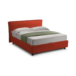 Letto alla francese Brienza, Con materasso Cm 120x200 incluso,<Dmora Sale