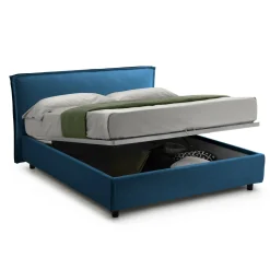 Letto alla francese Brienza, Con materasso Cm 120x200 incluso,<Dmora Cheap