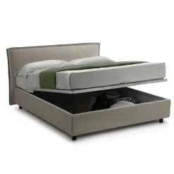 Letto alla francese Broni, Con materasso Cm 120x190 incluso,<Dmora Cheap
