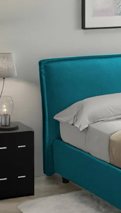 Letto alla francese Broni, Con materasso Cm 120x190 incluso,<Dmora Hot