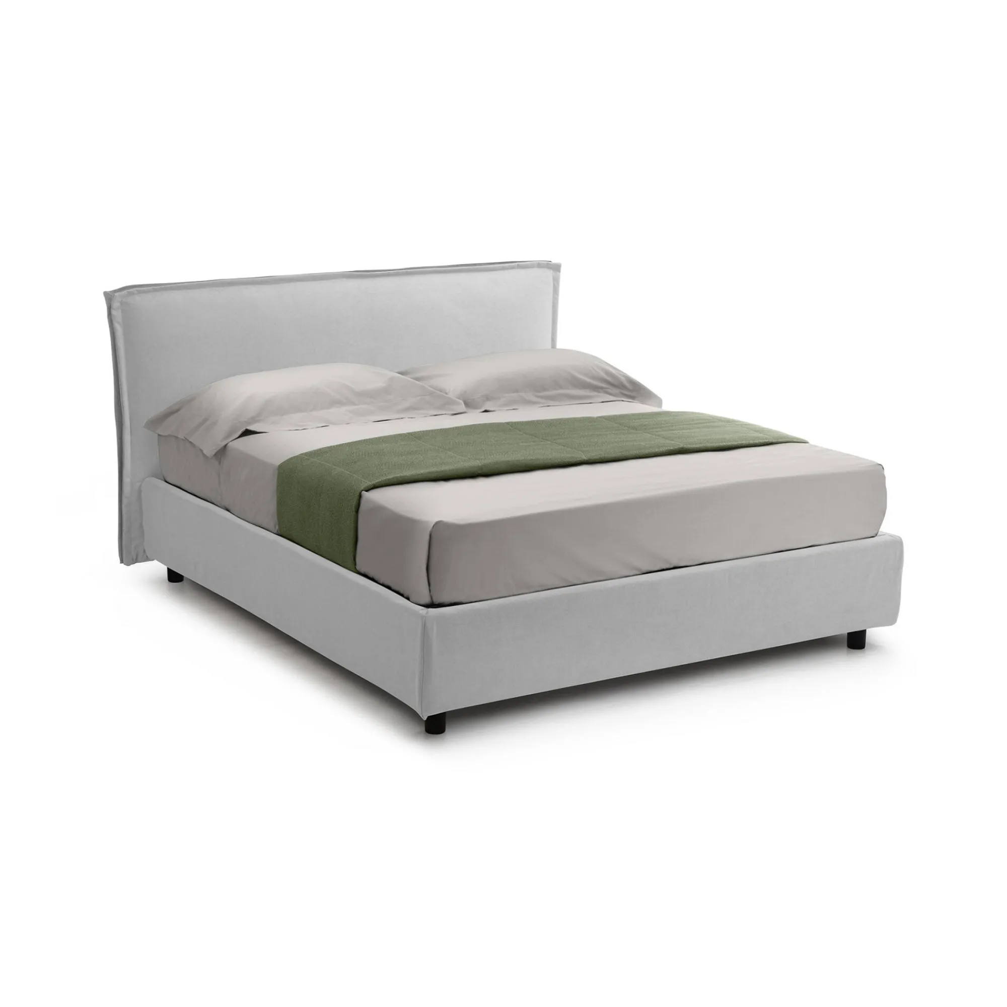 Letto alla francese Bronte, Adatto a materasso Cm 120x190,<Dmora Discount