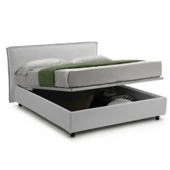 Letto alla francese Bronte, Adatto a materasso Cm 120x190,<Dmora Discount