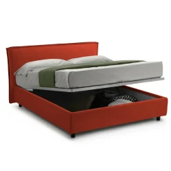 Letto alla francese Bronte, Adatto a materasso Cm 120x190,<Dmora Hot