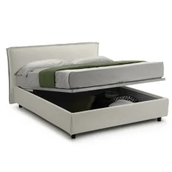 Letto alla francese Brosso, Adatto a materasso Cm 120x200,<Dmora Cheap