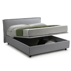Letto alla francese Brosso, Adatto a materasso Cm 120x200,<Dmora Discount