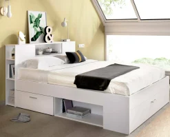 Letto alla francese Conching, 150x219 h95 cm,<Dmora Fashion
